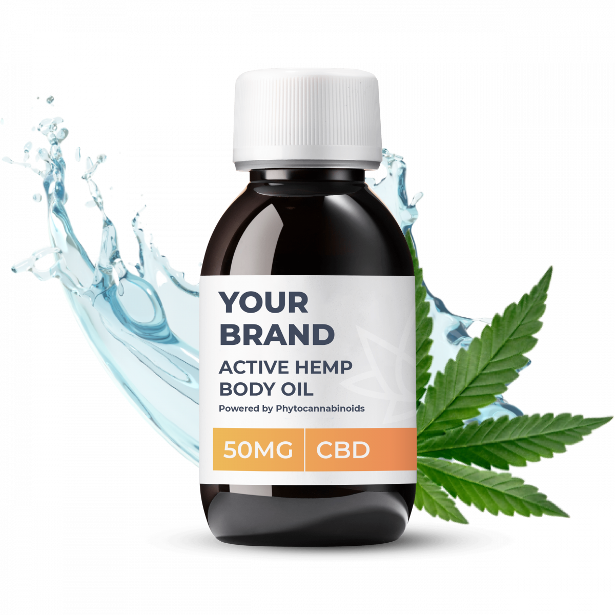 White & Private Label Active Hemp CBD Body Oil CBD Body Oil Wholesale