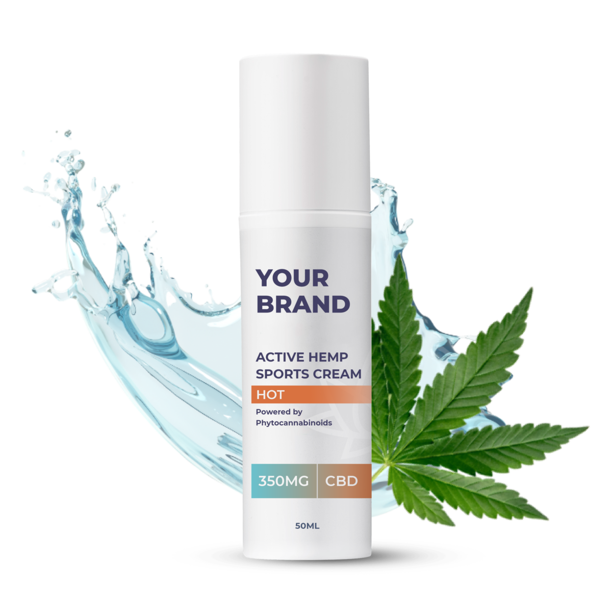 White & Private Label Active Hemp CBD Sports Gel Hot Manufacturers